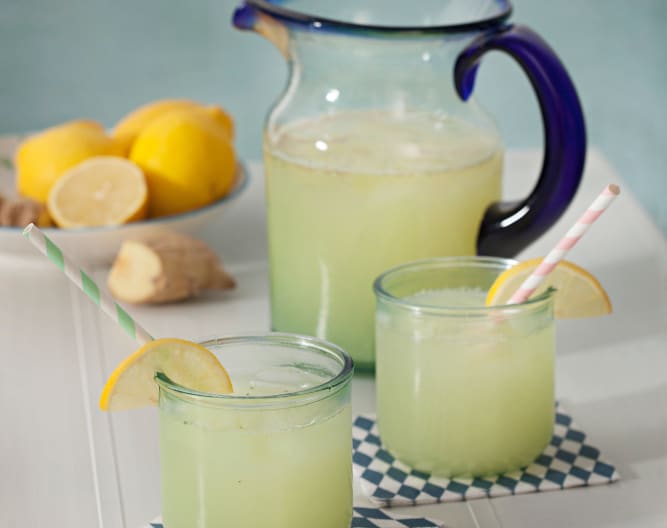 LIMONADA DE JENGIBRE Y MENTA