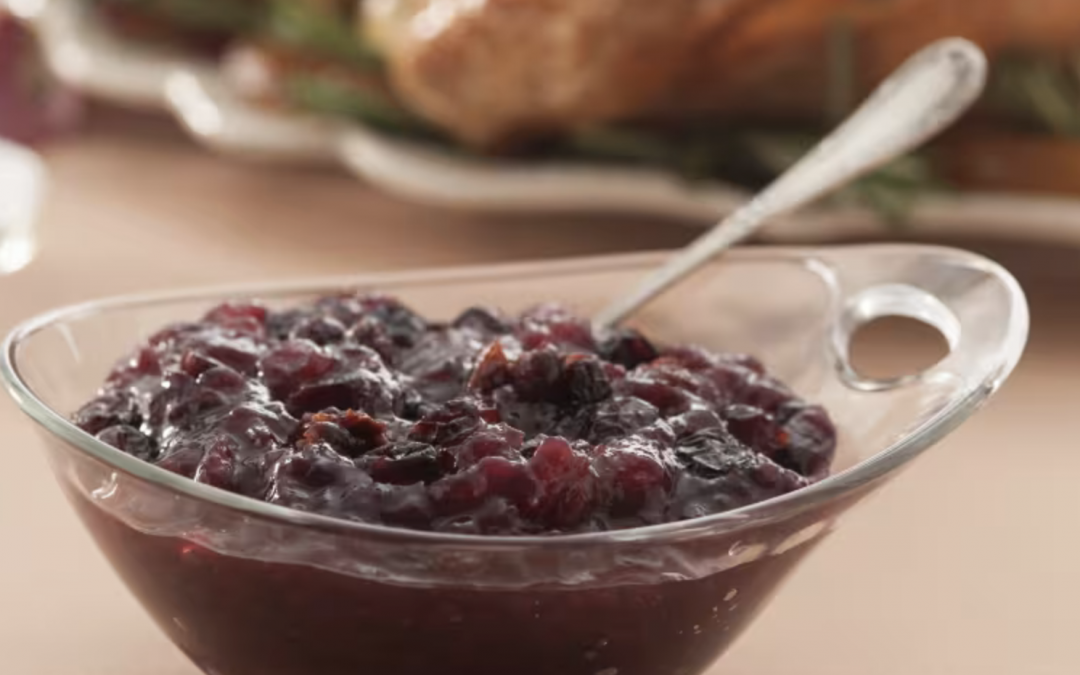 Salsa de arándanos (Cranberry sauce)