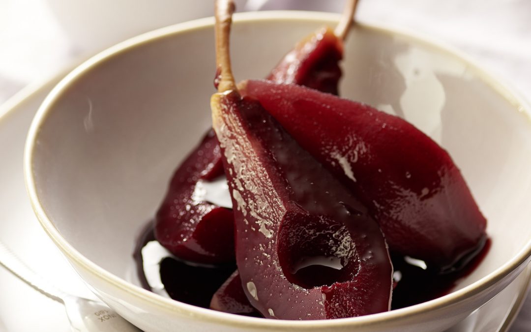 PERAS AL VINO TINTO