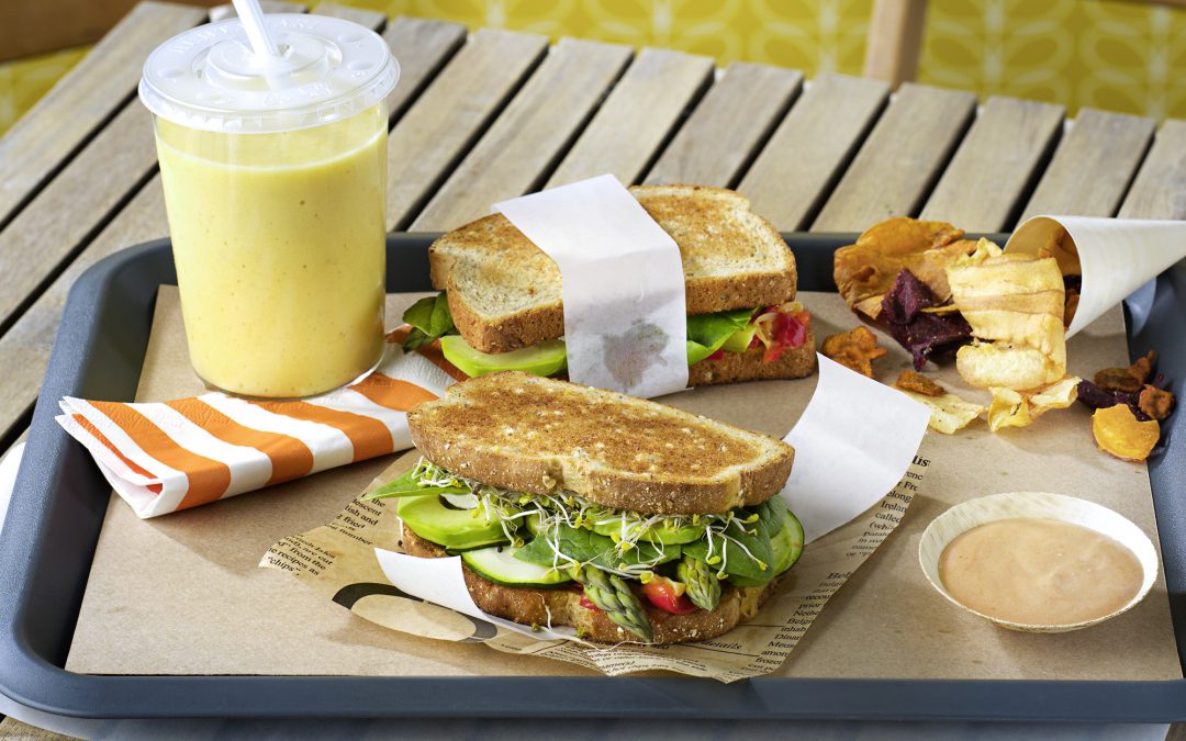 SANDWICH INTEGRAL DE VERDURAS CON QUESO DE CABRA