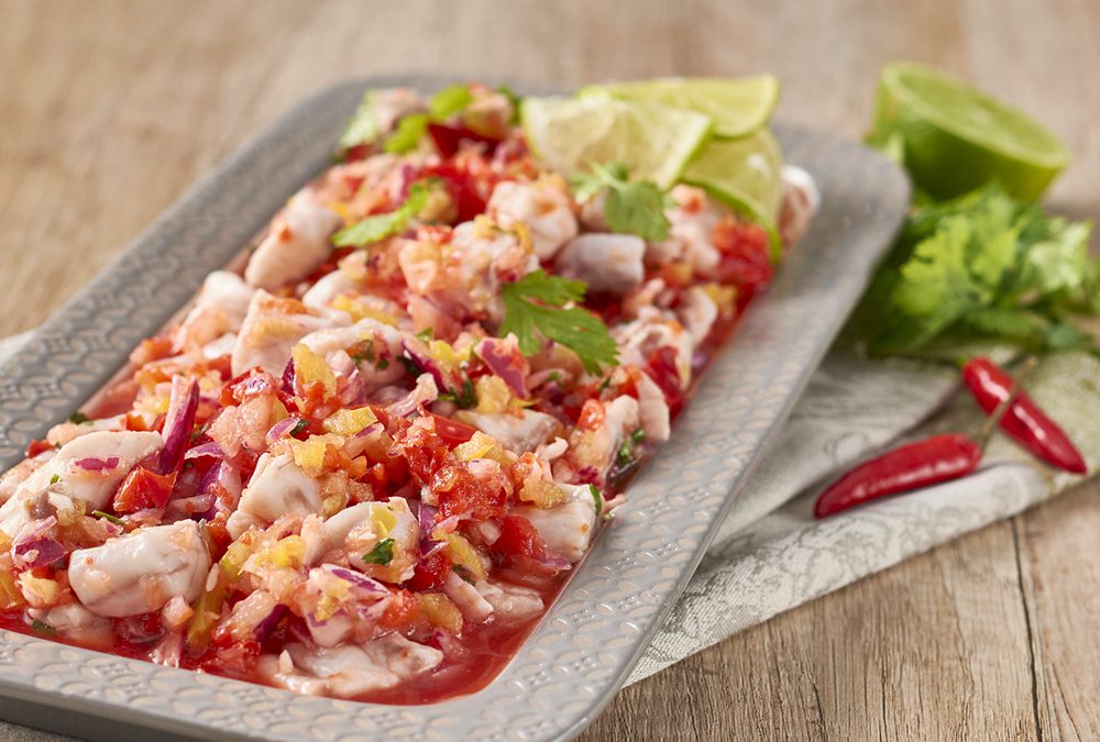 CEVICHE DE CORVINA