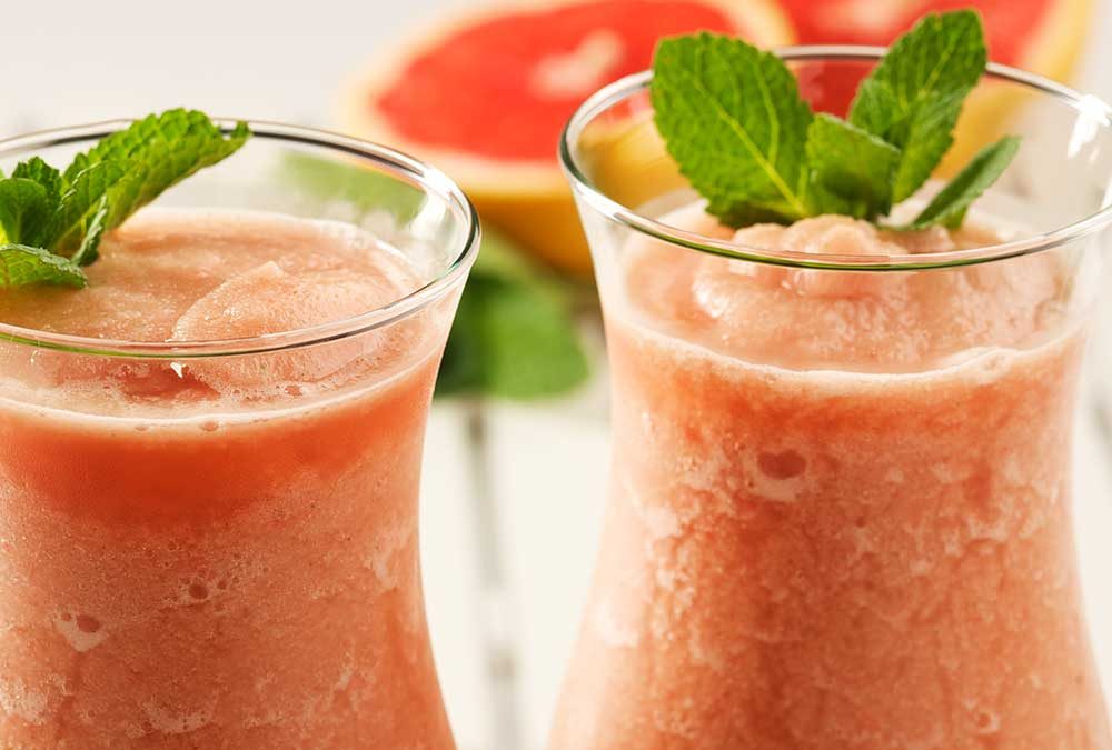 SORBETE DE POMELO AROMATIZADO CON MENTA
