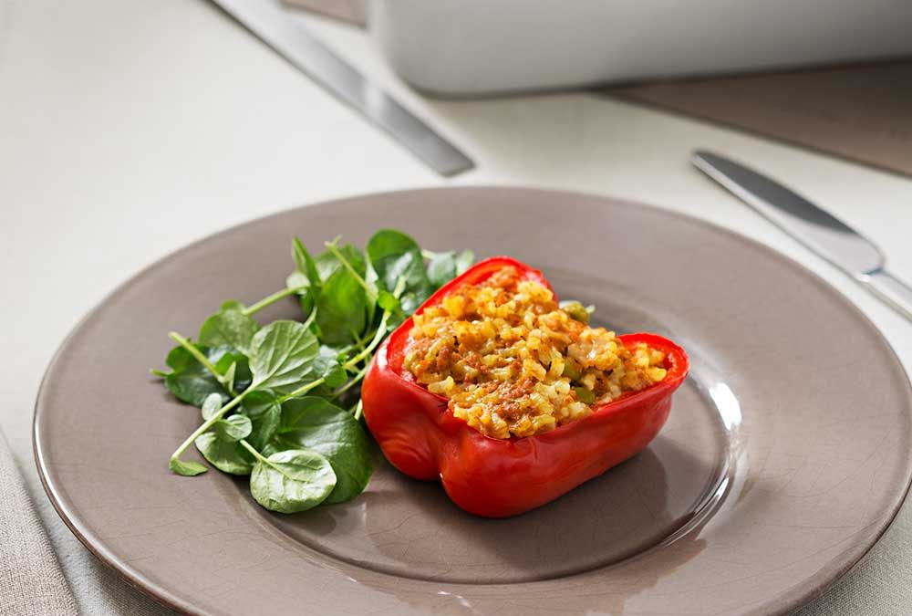 PIMIENTOS RELLENOS DE ARROZ