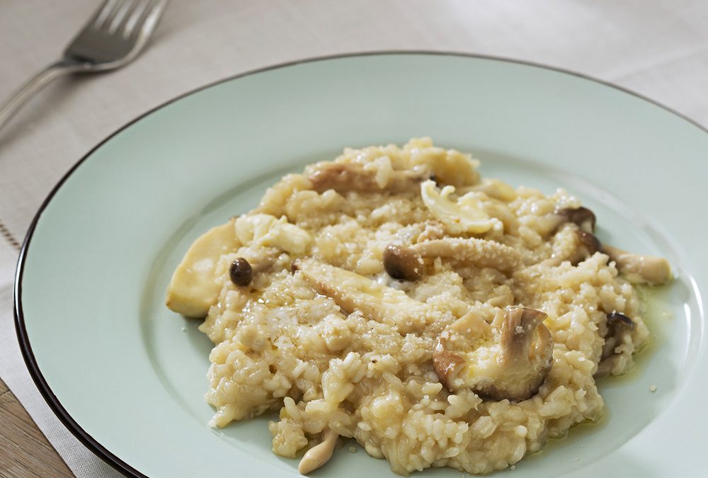 RISOTTO CON SETAS A LA CERVEZA